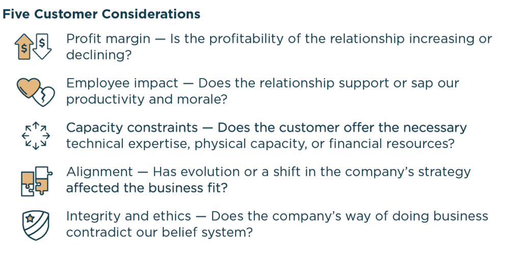 customer considerations for growth