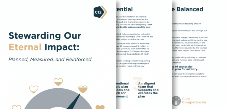 Stewarding Our Eternal Impact
