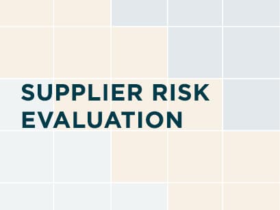 Supplier Risk Evaluation
