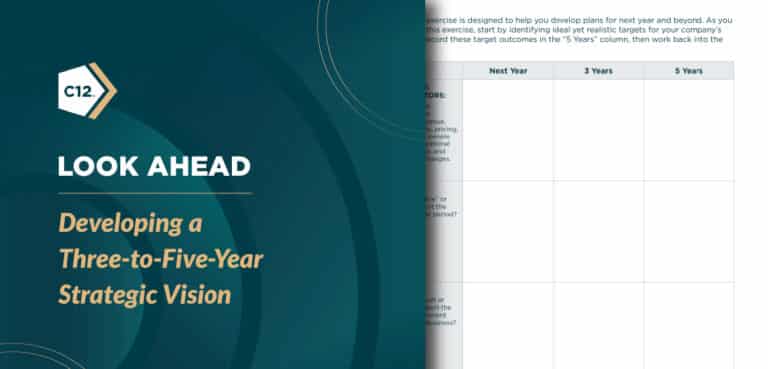 Look Ahead – Developing a Three-to-Five-Year Strategic Vision