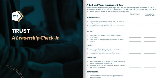 Trust: A Leadership Check-In