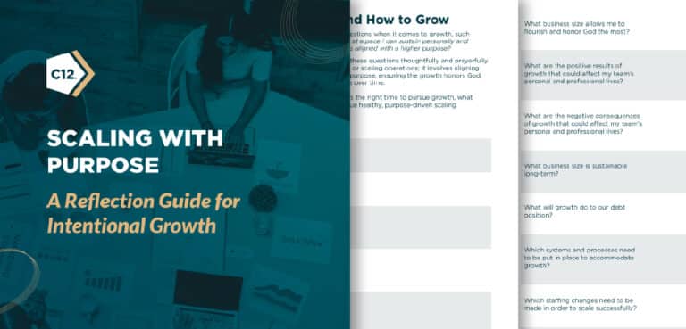 Scaling with Purpose: A Reflection Guide for Intentional Growth