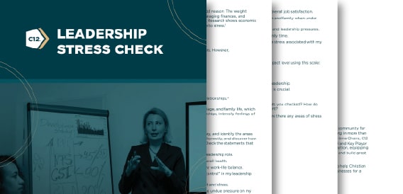 Leadership Stress Check
