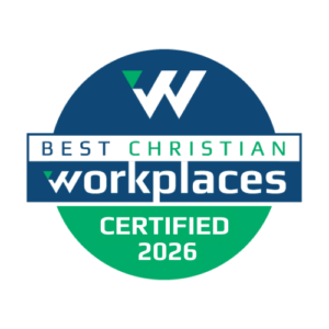Best Christian Workplace 2026 Badge